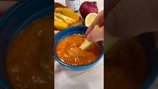 Algerian Sauce or Sauce Alg&eacute;rienne! A harissa mayo perfect with chips/kebabs - recipe on my website!