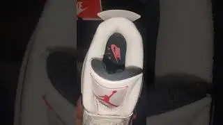 Jordan 4 White Cement 🤍🖤 #fire #hiphop #nbyoungboy #sneakers #subscribe #shorts #shortvideo #sub
