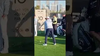David MICHELUZZI Power drive from high shoulder rotation speed #golf #David Micheluzzi #golf