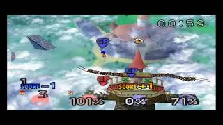 Super Smash Bros 64 Batallas - Equipo Mario y Luigi