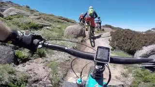 New section of Thredbo All Mountain MTB trail - stablised footage