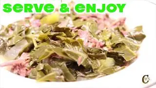 The Best Collard Greens Recipe with Smoked Turkey #soulfood