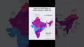 Debt to GDP Ratio of Indian States 2024/25