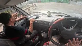 4K POV DRIVING MAHINDRA BOLERO | COW BLOCKING ROAD | ROAD BLOCKS