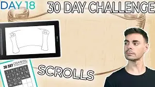 Draw a scroll challenge! 18/30