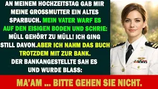 Dad spottete &uuml;ber Omas Sparbuch bei meiner Hochzeit &ndash; der Bankdirektor wurde kreidebleich.