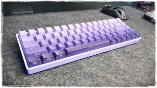 Keycaps Purple Double Shot OEM FICOU INSANO! Impress&atilde;o Lateral 💜