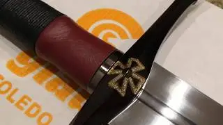 Меч Крестоносца черное золото, Templar Sword, Art Gladius AG289