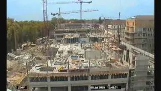 Zeitraffer Neubau Klinikum Dortmund OP-Zentrum