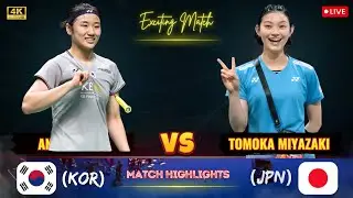 Amazing match 🔴An Se Young (KOR) vs Tomoka Miyazaki (JPN) Korea Open badminton