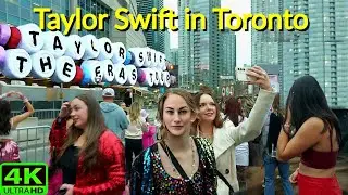 【4K】TAYLOR SWIFT ERAS TOUR TORONTO | THOUSANDS OF FANS FLOCK TO ROGERS CENTRE FOR EPIC CONCERT