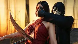 Hitman Freeform Training Ghostface Stab and Slash Kill Everyone Ghost Mode