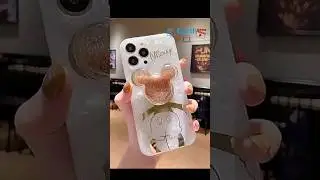Disney Mickey Minnie with Holder Soft Phone Case