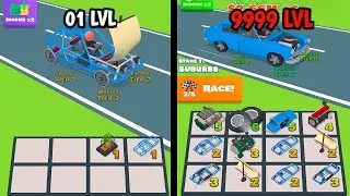 Idle Racer 3D : Tap Merge Race game in MAX LEVEL ⭐ Merge Simulator Battles