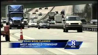 Plan for upcoming roadwork, traffic delays