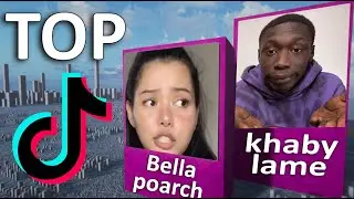 MOST followed TIKTOK 🎵 accounts comparison in 3D (Top TIKTOKERS comparison )