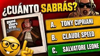 ¿CUÁNTO SABES de GTA San Andreas? 🤓🧠 | 20 PREGUNTAS | TEST/TRIVIA/QUIZ