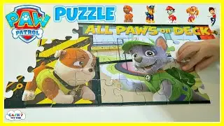 Solving PAW PATROL Character Puzzles For Kids