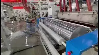 WT55/70-1250MM two layer cast film line for stretch film ;cast film co-extrusion