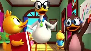 🐤Fun Nursery Rhyme |🦆Colourful Ducklings Go to School | Learning ABCs & Colours for Toddlers #funny