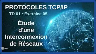 Protocoles TCP/IP : TD01 : Exercice 05 : Étude d'une Interconnexion de Réseaux - L2 GTR