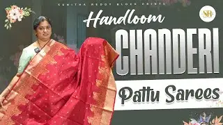 Traditional Chanderi Pattu Sarees | Handwoven Silk Collection | Jejis Vlogs