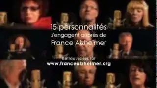 Des mots pour Alzheimer : 15 personnalit&eacute;s s'engagent aupr&egrave;s de France Alzheimer