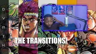 THESE TRANSITIONS ARE FIRE! Reacting to All Jojo's Theme Songs Phantom Tendency: Stardust is Golden