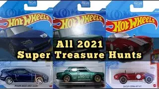 All 2021 Hot Wheels Super Treasure Hunts