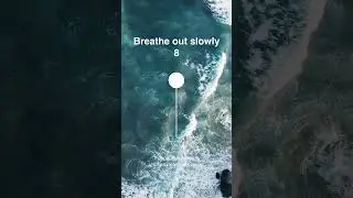 4-7-8 Breathing with Ocean Waves 🌊 Calm Your Mind Fast. #relaxing #mindfulness #flowofnow