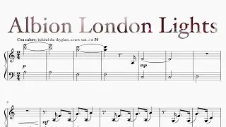 Albion London Lights (arr. solo piano) -- Chamber Music from the High Wilderness