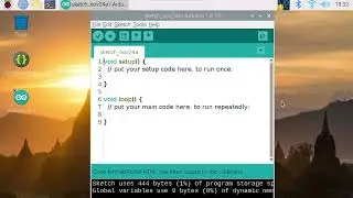 Connect and upload file to Arduino IDE from raspberry pi 4
