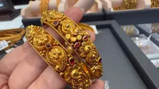 Kalyan New 22k Gold Bridal Bangle Designs with Price/NIMAH COLLECTION/Geru Polish Bangles/imdeeya