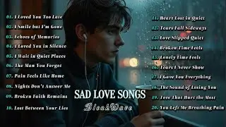 Late nights feel heavier with sad songs on repeat💔😭