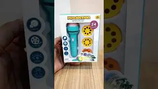 Projection Flashlight for kids #shorts #torch #projector #unboxing
