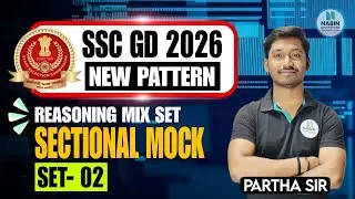 🚀 NEW PATTERN REASONING  SET 02 | SSC GD 2026 | Partha Sir 🎓