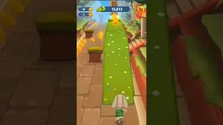 talking tom gold run . played by kid #song #music #cover #game
