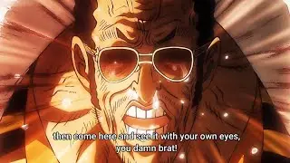 Kizaru Crying for Vegapunk's Death (English Sub)