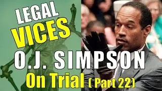 O.J. Simpson  Trial: Part 22 with CHANDLER REMINGTON:  BARRY SCHECK cross-examination of Dennis Fung