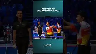 🇵🇭 The Pinoy pair of Chua and Aranas were unstoppable on their run to the 2023 World Cup of Pool