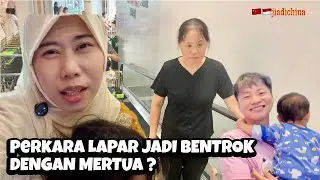 NINGGALIN MERTUA PAS LAGI MAKAN DEMI ANAK ANAK BISA MAIN SEBENTAR KARENA REWEL