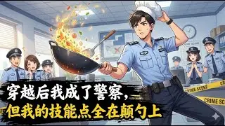穿越后我成了警察，但我的技能点全在颠勺上!#漫画 #小说 #玄幻