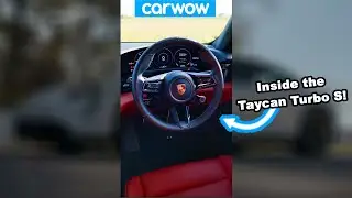 This Porsche Taycan interior 🤩 | carwow #Shorts