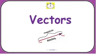Vectors - magnitude, direction, component form | #math #vector
