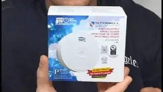 SITERLINK Smoke Detectors 10 Year Battery Operated,UL217 9th Listed Smoke Alarm with Test Silence Bu