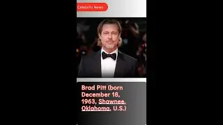 Star Chronicles: Exclusive Details on the Influential Career of Brad Pitt! #shorts