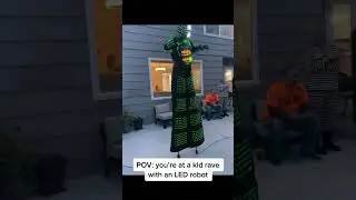 LED Robot Stilt walker