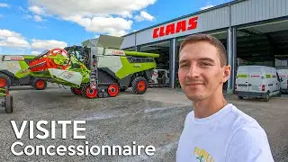 JE VISITE LE CONCESSIONNAIRE CLAAS Gascomat ! + Test lexion 7500