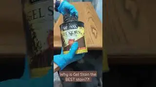 Minwax Gel Stain. Flawless. Easy. Seal with polyurethane and you're fabulous!!! #stainingwood #diy