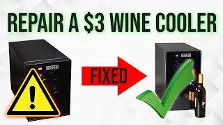 $3 broken wine cooler, can we fix it ?